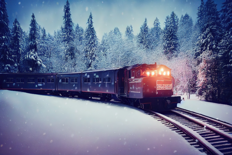 Radiobastides - Matinale Buissonnière Le petit train de la nuit de Noël