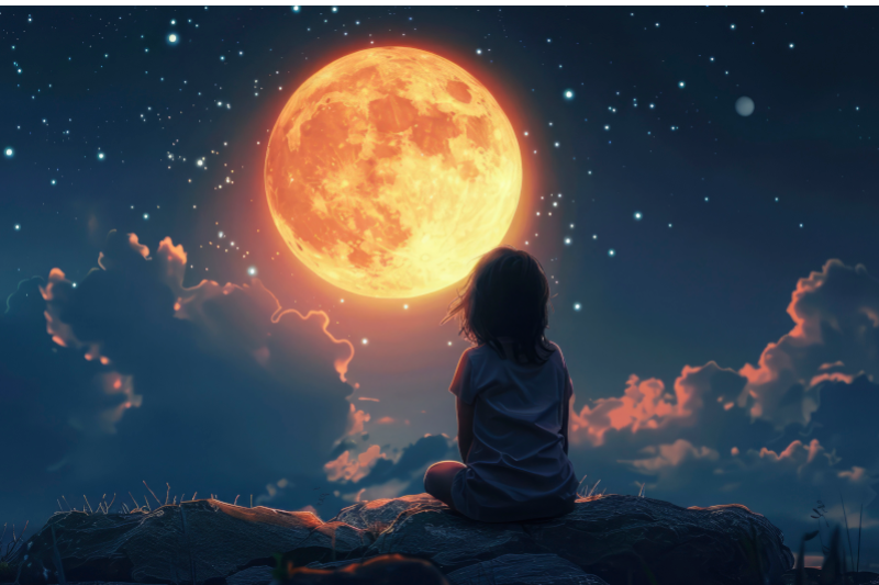 Pleine lune des fraises