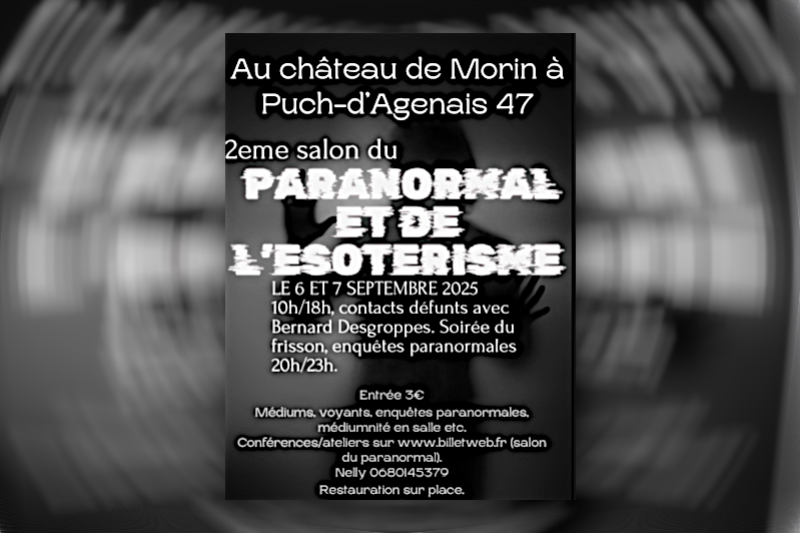 Radiobastides - Initiatives Citoyennes Salon du paranormal - Château de Morin - Puch-d'Agenais