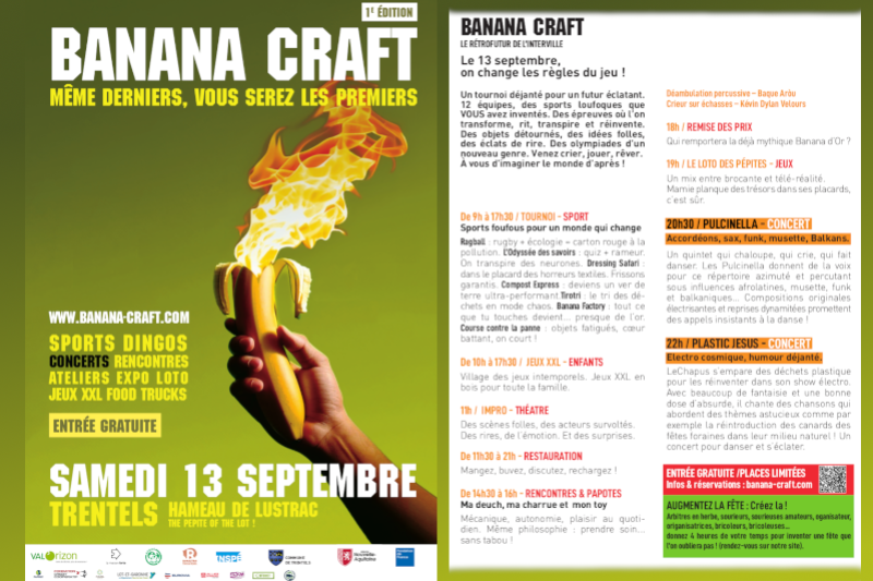 Radiobastides - Initiatives Citoyennes Banana craft - Le rétrofutur de l’Interville