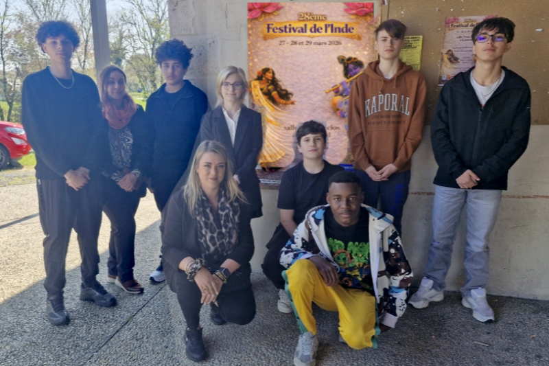 Lycée Lot-et-Bastides au Festival de l'Inde