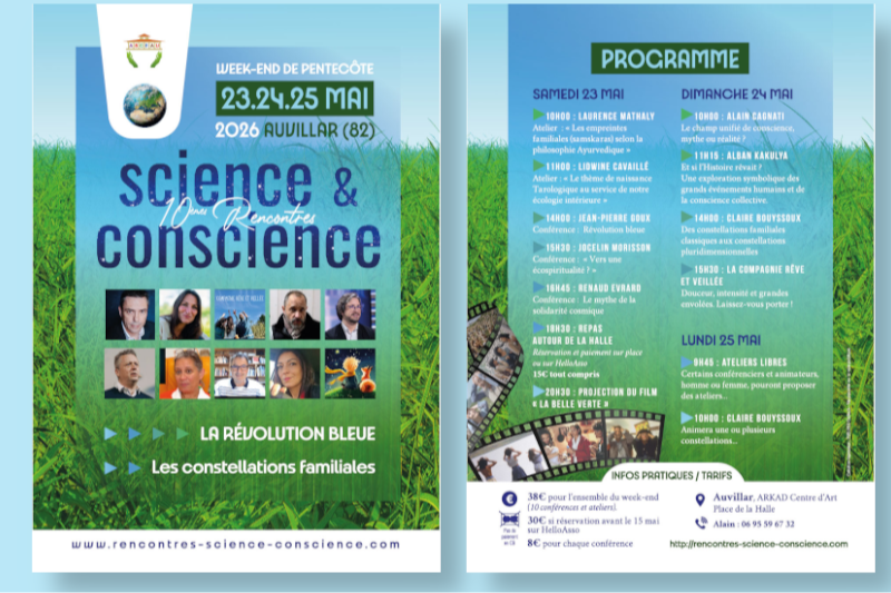 Rencontres Science et conscience à Auvillar #3