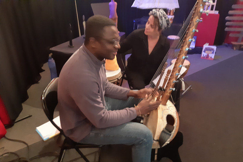 Radiobastides - Initiatives Citoyennes Sylvie Laurent Pourcel et Adama Keïta