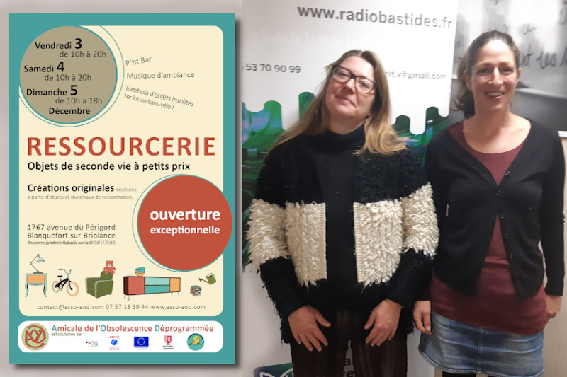 Radiobastides - Initiatives Citoyennes La ressourcerie de Blanquefort sur Briolance#02