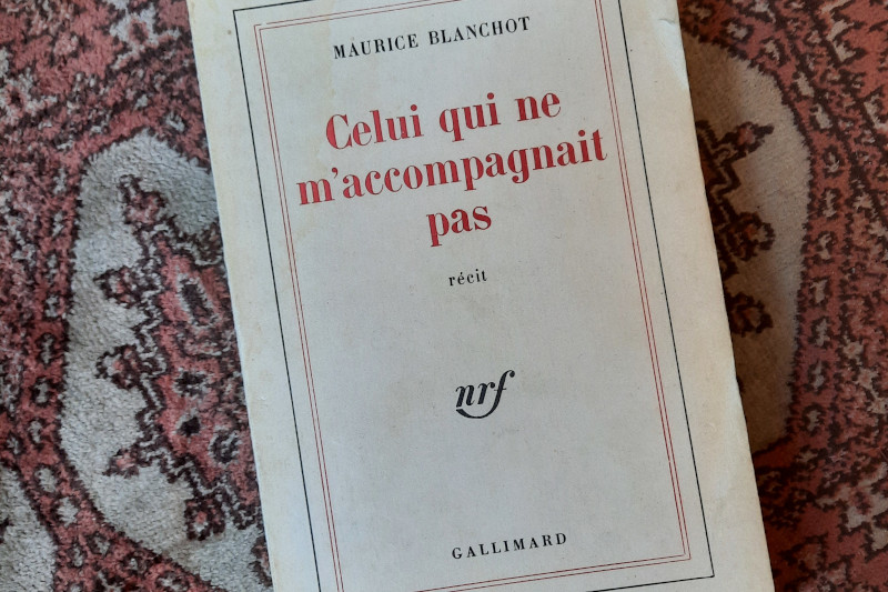 Radiobastides - Première page Celui qui ne m'accompagnait pas – Maurice Blanchot