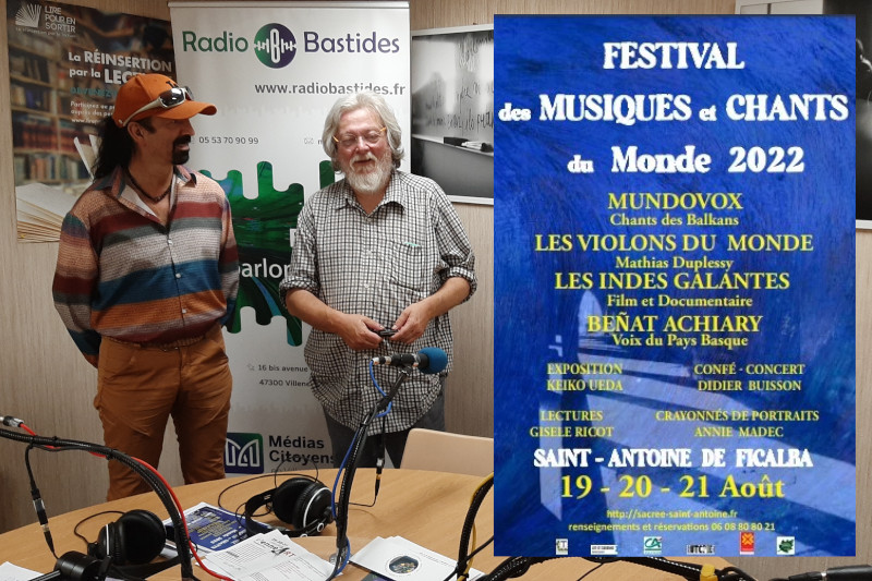 Radiobastides - De Vive Voix Le magazine culturel du 20 août 2022